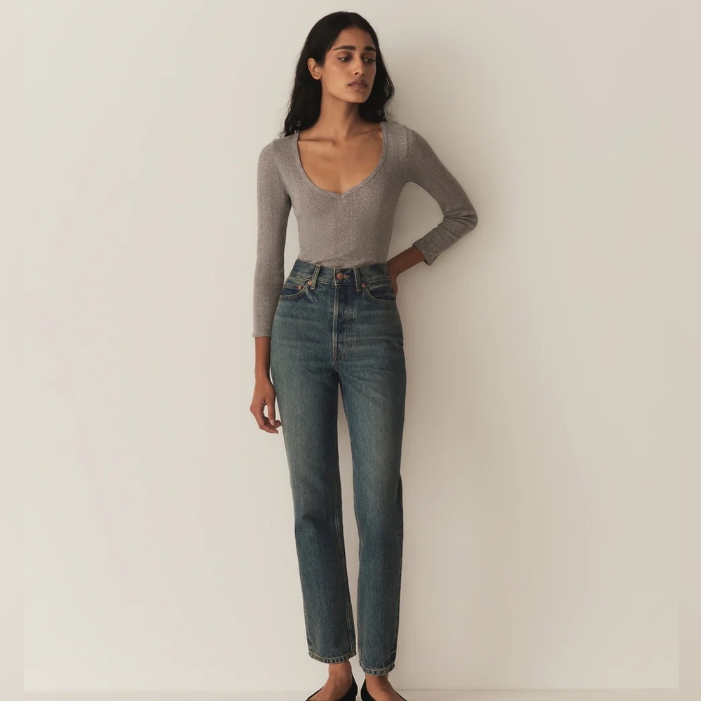 Doen Cilla tee in Heather gray